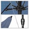 California Umbrella 9' Bronze Aluminum Market Patio Umbrella, Sunbrella Spectrum Aztec 194061336915 - alternate 2